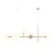Lampa wisząca designerska DIONE 6 BEIGE 1092K17 - Aldex